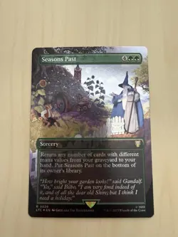 Seasons Past - Foil - Borderless Lord of the Rings Middle Earth LOTR MTG - Image 2