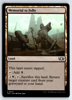 Memorial to Folly -Commander: Tarkir: Dragonstorm - Image 1