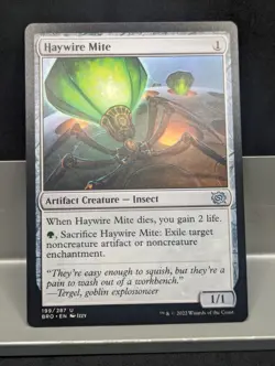 Haywire Mite The Brother's War X1 SP MTG Magic the gathering - Image 1