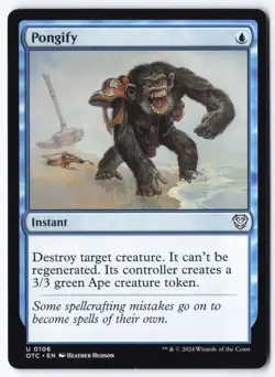 Pongify U Commander: Outlaws of Thunder Junction 106 LP - Image 1