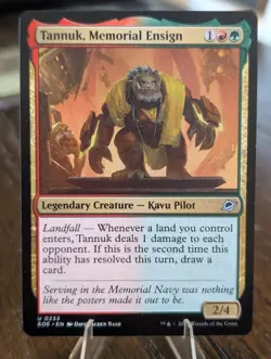 Magic the Gathering Tannuk, Memorial Ensign Edge of Eternities Regular - Image 1