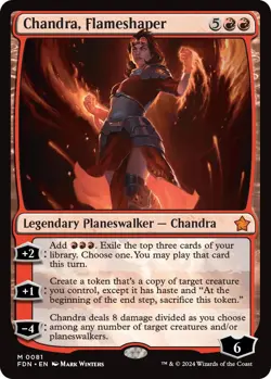 MTG Foil - Chandra, Flameshaper - 81 / NM / English - Image 1