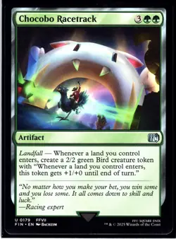 Chocobo Racetrack U FINAL FANTASY Normal 179 NM - Image 1