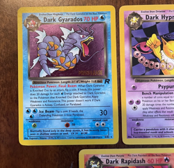 Pokemon Team Rocket 8-Card Lot Prerelease Gyarados + 2 Holos LP - Image 2