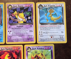 Pokemon Team Rocket 8-Card Lot Prerelease Gyarados + 2 Holos LP - Image 3