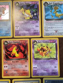 Pokemon Team Rocket 8-Card Lot Prerelease Gyarados + 2 Holos LP - Image 4