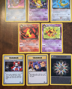 Pokemon Team Rocket 8-Card Lot Prerelease Gyarados + 2 Holos LP - Image 5