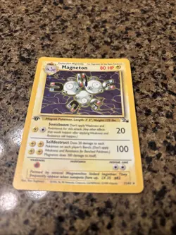 Magneton 11/62 Fossil Holo Rare Pokemon Card MINT! MUST SELL! - Image 2