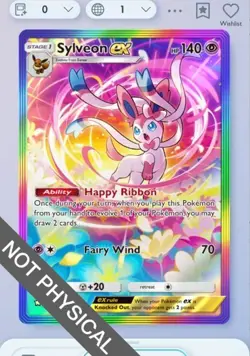 Pokemon TCG POCKET - Sylveon Rainbow Rare 2⭐, Eevee Grove, English - Image 1