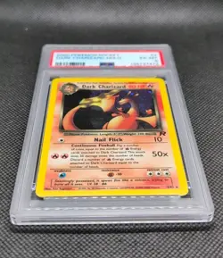 2000 Pokemon Rocket #4 Dark Charizard Holo PSA 6 - Image 5