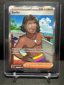 Surfer 235/191 Ultra Rare Holo Pokemon 2024 Surging Sparks NM - Image 1
