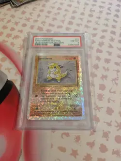 PSA 8 Sandshrew #91 Legendary Collection Reverse Holo Foil Pokemon 2002 - Image 3