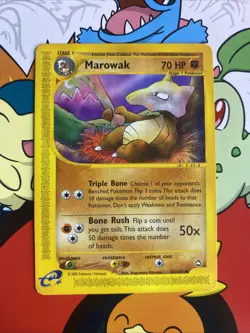 Marowak 054/147 Aquapolis Pokemon 2002 HP/MP - Image 1