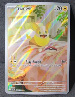 Pokemon TCG Yamper 99/94 ME02: Phantasmal Flames Illustration Rare NM English - Image 1