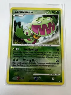 Pokemon TCG Carnivine POP Series Promos 8 7/17 Reverse Holo Promo Promo - Image 1