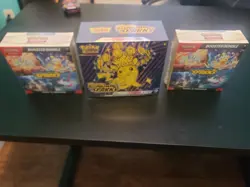 FACTORY SEALED-Pokemon TCG: Surging Sparks Elite Trainer Box & 2 Booster Bundles - Image 1