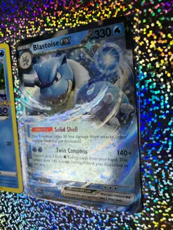 Pokemon TCG: Promo SWSH233 Squirtle; 151 Set Double Rare 009/165 Blastoise ex - Image 4