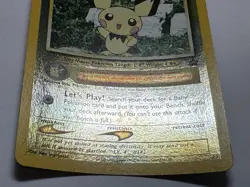 Pokemon WOTC Pichu Black Star Promo #35 - Image 4