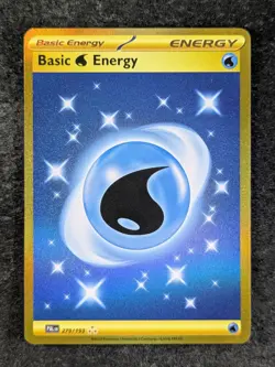 2023 Pokemon BASIC WATER ENERGY #279/193 Scarlet & Violet Paldea Evolved English - Image 1