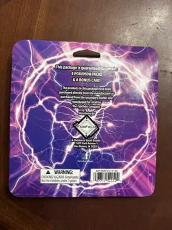 Pokemon TCG Lightning Set. 2- Crown Zenith And 2- Paldea Evolved Booster Packs. - Image 4