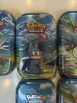 Pokemon Sinnoh Stars Mini Tins Set of 7, with Coin and Artwork, 14 Sealed Packs - Image 5