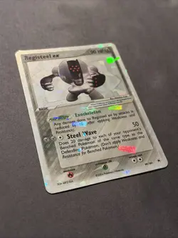Pokemon TCG Registeel EX 99/101 Hidden Legends Cracked Ice Holo Rare LP - Image 4