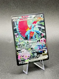 Roaring Moon ex 251/182 SIR Pokemon Paradox Rift Special Illus. Rare Holo NM/M - Image 1