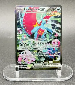 Roaring Moon ex 251/182 SIR Pokemon Paradox Rift Special Illus. Rare Holo NM/M - Image 2
