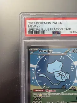 PSA 9 2024 Pokemon PAF EN Mew EX SIR #232 - Image 3