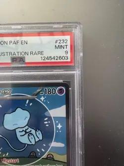 PSA 9 2024 Pokemon PAF EN Mew EX SIR #232 - Image 4