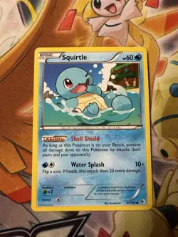 Pokemon Boundaries Crossed - Squirtle - NON HOLO Common - 29/149 - NM - Image 1