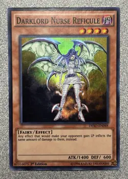 Darklord Nurse Reficule DESO EN048 Super Rare 1st Edition NM - Image 1