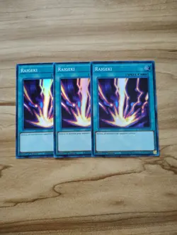 Yu-Gi-Oh! - Raigeki 3X - Full Playset - Super Rare / Holo - Image 1