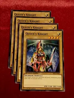 (x4) Queen's Knight SBLS-EN004 Yu-Gi-Oh! 1st Edition - Unplayed Mint+ - Image 1