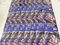 24x One Piece OP-14 TCG THE AZURE SEA’S SEVEN Sleeved Blister Booster Packs Box - Image 1