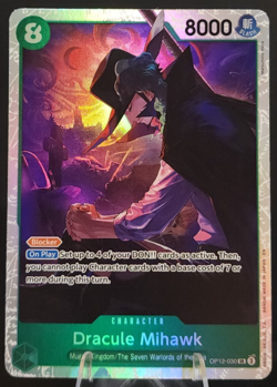 Dracule Mihawk OP12-030 SR - One Piece - Legacy of the Master (LP) - Image 1