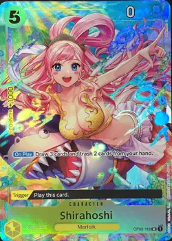 Shirahoshi - OP03-116 - Bandai Premium Collection Games Fest 23-24 Promo - Image 1