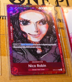 One Piece En Card Game Carte Promo Robin OP01-017 Holo Alternate Art English - Image 1