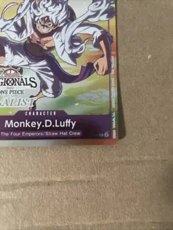 Monkey D Luffy Offline Regional 2024 Finalist P-041 LP One Piece Card English - Image 5