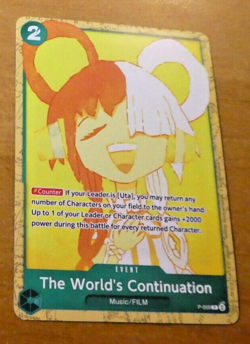 ONE PIECE ENGLISH CARD GAME CARTE PROMO ALT THE WORLD'S P-059 ANGLAIS EN MINT - Image 1