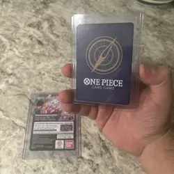 One Piece College Basketball US Voyage Luffy Card IN HAND - MINT - OPENED - Image 2
