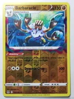 HOLO Barbaracle 107/196 NM / M RARE REVERSE Lost Origin Pokemon Card $1 Shipping - Image 1