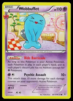 Pokemon Card - Wobbuffet Generations Radiant Collection RC11/RC32 Common - Image 1
