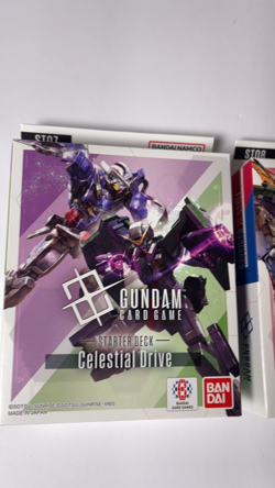 Gundam Card Game Starter Deck Bundle ST07 Celestial Drive + ST08 Flash NEW - Image 2