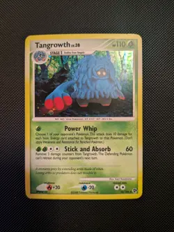 Tangrowth LV. 38 10/106 Holo Rare Pokemon Great Encounters Card MP - Edge/White - Image 1