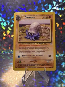 Omanyte 60/75 - Neo Discovery Set - Pokemon TCG Card - Lightly Played - Image 1