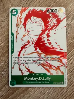 One Piece Card Game Monkey.D.Luffy OP07-033 NM Condition. - Image 1