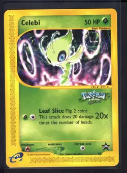 Celebi Pokemon 4Ever #50 Black Star Promo (NM/LP) Pokemon Card WOTC 2002 - Image 1