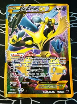 Alakazam EX 125/124 Secret Rare XY Fates Collide Pokemon Card Lightly Played - Image 1