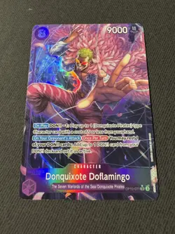 Donquixote Doflamingo Alt Art OP10-071 SR Royal Blood English One Piece Card - Image 1
